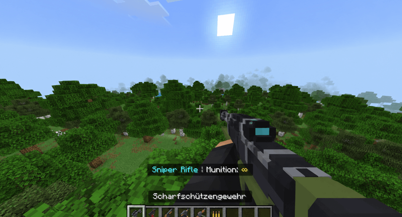 Best Guns — Minecraft Bedrock addon, screenshot 2