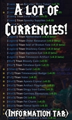 A lot of currencies!