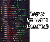 A lot of attributes!
