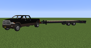 Painted pintle trailer