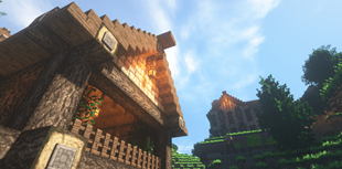 Generated village structures-plains(Seus shaders)