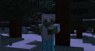 An armored zombie