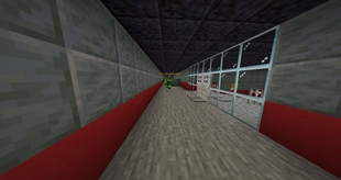 run down the hallways to find the exit!