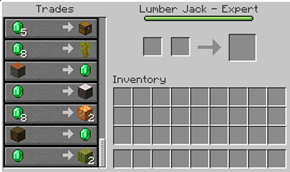 Some of the Lumber Jack's trades