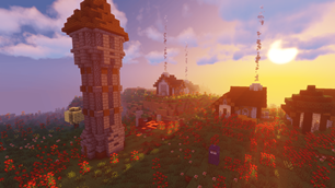 Tardis in a nice little vilage