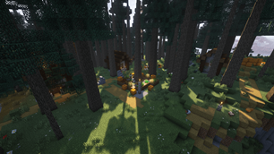 Village in forest