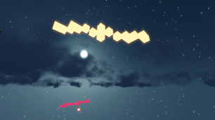 Rips in the multiverse in the night sky