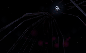 It looms over you...