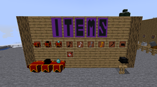 Items, Blocks and Weapons