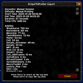 Export frame