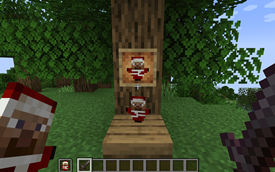 Christmas Steve Totem
