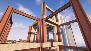 steel beams