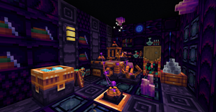 An array of Essence-driven machinery