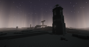 Moon Landscapes with Incendium Pipeline and Lunar Tower