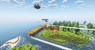 Travel by plane/ Floating Islands