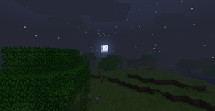 The Moon is rising...