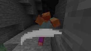Zombie being hurt