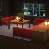 A cozy living room with Furnies