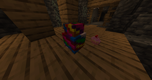 Eric's Toy (colorful) with cupcake