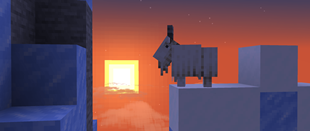 Goat in the mountains