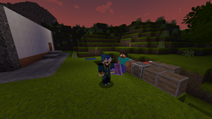 Max and Herobrine