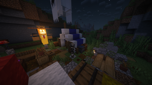 Spooky Campsite Closer View