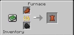 rotten flesh -> leather