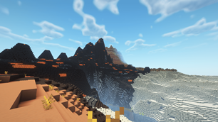 volcano biome with tectonic generation.
