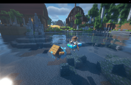 Fishing in Floating Debris