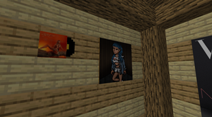 Nicki Has The Blues Painting
