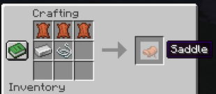 - Recipe for Saddle