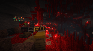 Underground Camp and Redstone Caves