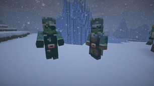 Snowy Zombie Villagers