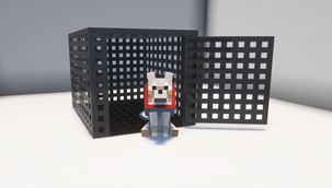 Doggy with his crate