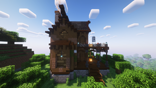 Haunted House Front View