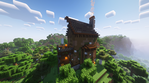 Haunted House Back View