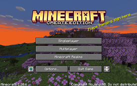 Create Edition Title Menu