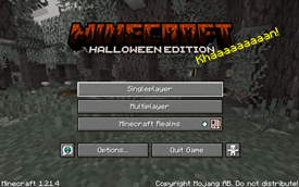 Halloween Edition Title Menu