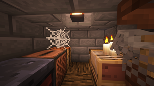 Inside upstairs