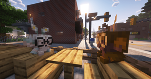Illy and Tuly on a date.