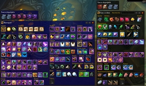 world of warcraft bag addon