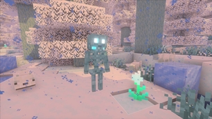 Frostbitten Skeleton in a Frosty Forest