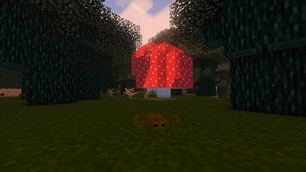A cockroach in a  nuclear forest