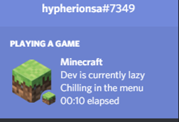 Discord status integration