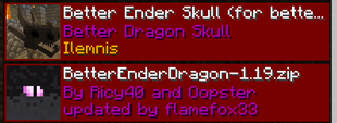 make sure your put better ender skull above