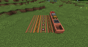 Copper Rails & Minecarts