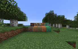 The diffrent copper textures