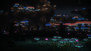 Complementary Reimagined Shaders, Spectro Cavern and Azure Forest Cavern