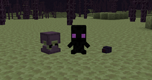 Shulker, enderman and endermite