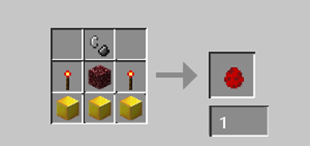 Herobrine crafting recipe